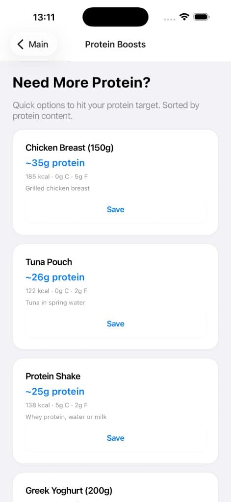 Protein Boosts